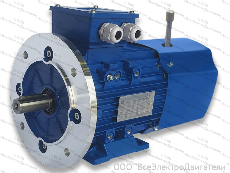 Электродвигатель с тормозом АИР 100 L2 Е2, IM3081 (5,5 кВт 3000 об/мин)1983020