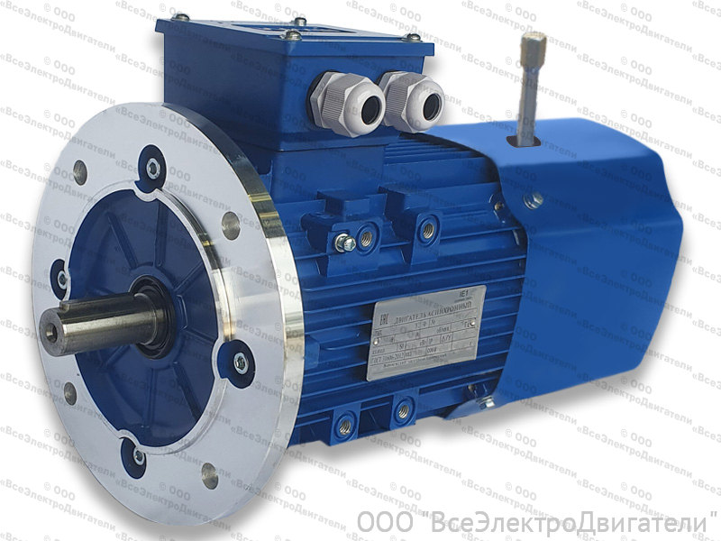 Электродвигатель с тормозом АИР 100 L2 Е2, IM3081 (5,5 кВт 3000 об/мин)1983022