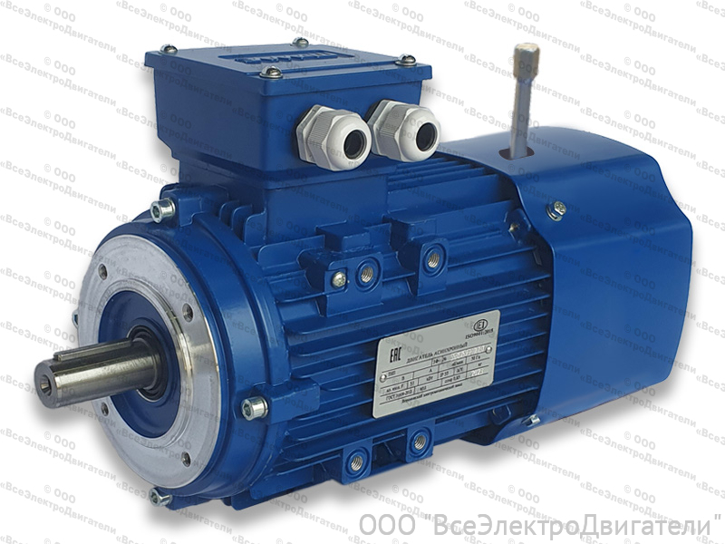 Электродвигатель с тормозом АИР 100 L2 Е2, IM3081 (5,5 кВт 3000 об/мин)1983023